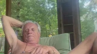 Masturbating