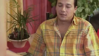 Pretty German blonde eats cum after hard anal fuck