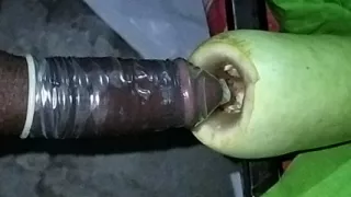 When Baby ran away, I had sex with the vegetables.