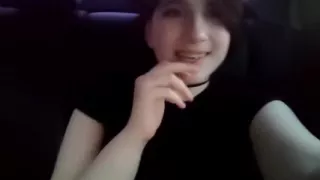 Marie Purr Starts Fingering Wet Pussy in Taxi