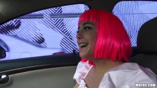 Stranded Teens - Brunette Natalie Monroe Sucks Bruno & Takes a Big Sweet Ass Pounding After He Pulls Over in a Car