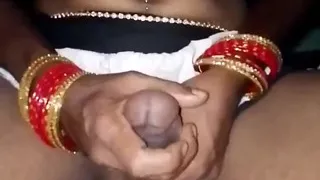 Indian Desi Young Shemale Cumshot
