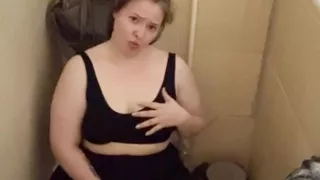 My full naked risky public toilet masturbation