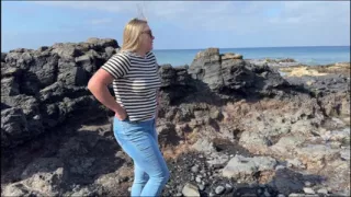 Another Beach Accident - Wet Jeans by the Shoreline