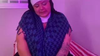 Naughty Nun Cumming in Hiding - Mary Jhuana
