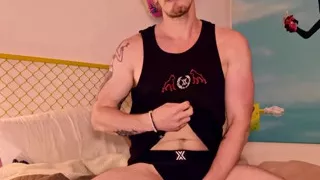 Quiet Wank Together in My Room While Roommate Is Downstairs