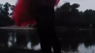 Masturbating