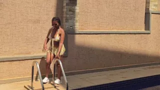 Rich Woman Masturbate in Her Swimming Pool