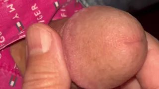 Quick close up cum