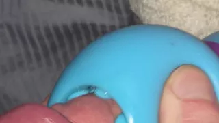 Slow Stroking Silicone Closeup Jerking off til I could not hold myself back any more