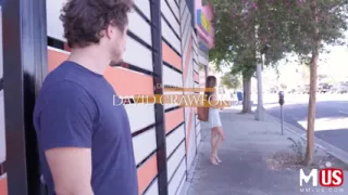 Shy boy with a hot Asian girl Alexia Anders