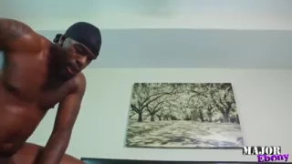 Freaky Ebony Chick Get Her Glasses Covered in Cum by Rome Major