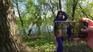 Sex in the Forest with Hot MILF