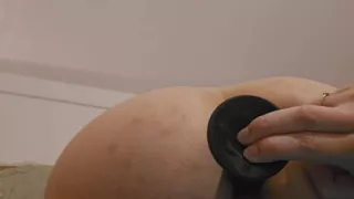 Extremely long anal dildo