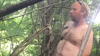 Outside Being Wild Jerking off