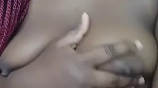 Tits Splited with Saliva