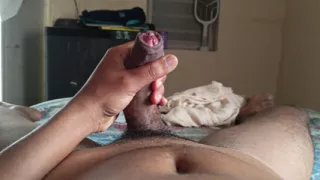 Big dick boy masterbate for two times straight after watching porn