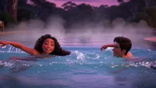 Stepmother and Stepson Road Trip Ends in Private Heated Pool (ai Generated)
