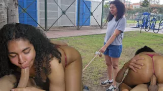 Found This Slutty Tgirl at the Park and Invited Me to Fuck Her Bareback