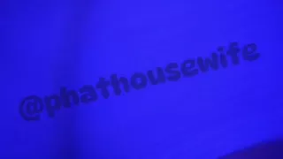 Big Booty Twerking in Blue Light