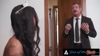 OUT OF THE FAMILY - Ameena Green Gets Face Fucked By In-Law To Forget Family Drama