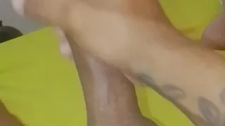 Masturbation big Dominican cock