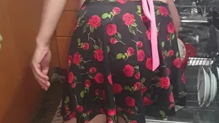 My attempts to sexually arouse my girlfriend while she was cleaning the kitchen.