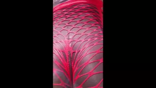 Red Webbed Woman: TS KNKY Bee Becomes A Spider Woman And Goes On Patrol