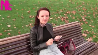 Dangling in Black Patent Pumps in the Park