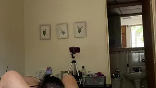 Real Amateur Scissoring: Two Horny Girls Grinding Clits and Eating Pussy