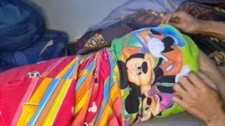 Wife was having a night's rest, I disturbed her