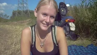 Slip Pushed Into Pussy