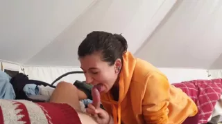 Blowjob Diary - and Again a Camping Blowjob