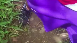 My Neighbor's Husband Fucks Me While He Smoke
