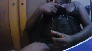 virgin crossdresser showing of her ass and jerking off until nut