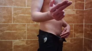 Look How the Bad Boy Is Dancing with His Penis Exposed.