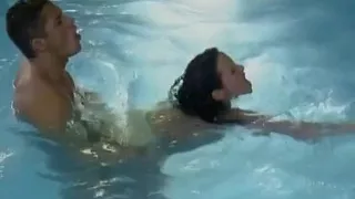 Busty German Slut Got Fucked in the Pool