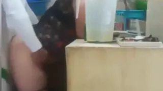 Maid Fucked by Her Boss, My Wife Almost Caught Us
