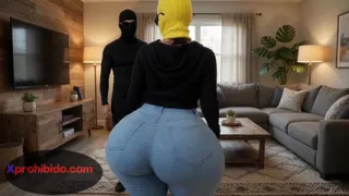 Big Ass Girl Twerking Her Massive Ass in Thin Thong