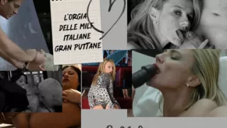 The Orgy of Italian MILF Super-whores
