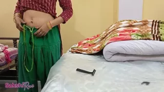 Pussy shaving Video Desi Maid in Boss Room with caught owner stepson Hindi dirty talk