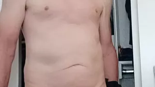 Sissy Faggot Uses Clothes Pins To Help Shrink His Dick