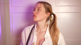 Nerdy College Girl Wants You In The School Bus - ASMR Roleplay