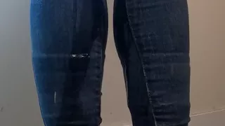 My first women's jeans wetting
