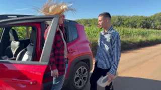 I got lost in the cornfield and needed help from the hot young farmer.