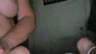 Spanking his ass