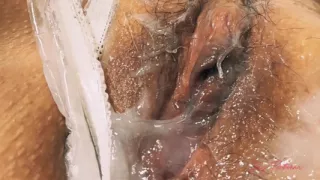 Sticky Heaven: Squirting with Panties