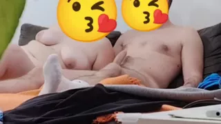 Chubby White Girl Sucking Cock