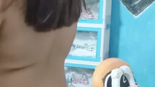 Dancing while screaming