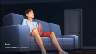 Summertime saga - gameplay - roleplay -debbie shower scenes and mutual masturbation